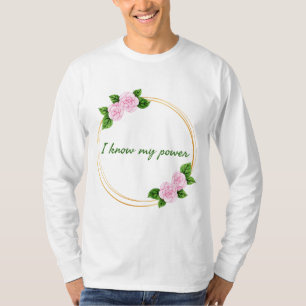 Camiseta afirmaciones motivacionales para el trabajo