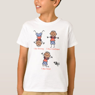 Camiseta Afirmaciones para niños negros