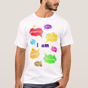 Camiseta Afirmaciones Positivas Palabras Amor Propio