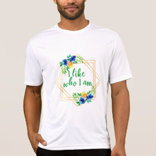 Camiseta afirmaciones positivas para el éxito y el amor pro