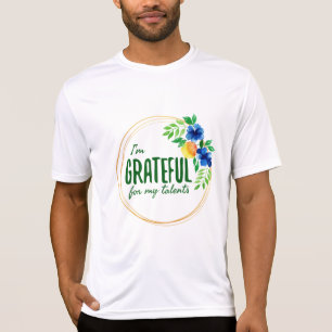Camiseta afirmaciones positivas para el trabajo