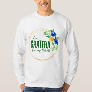 Camiseta afirmaciones positivas para el trabajo