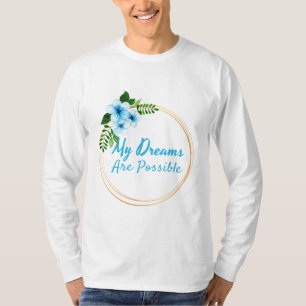 Camiseta afirmaciones positivas para la aceptación de la vi