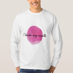 Camiseta afirmaciones positivas para la autoaceptación