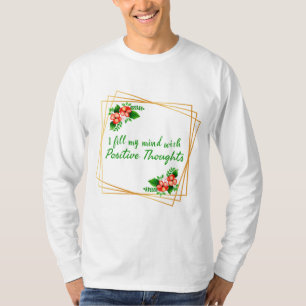 Camiseta afirmaciones positivas por amor propio y éxito