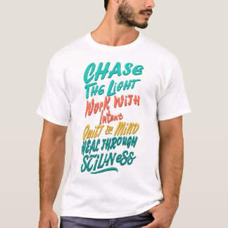 Camiseta Afirmaciones Positivas: Sana a Través de la Quietu