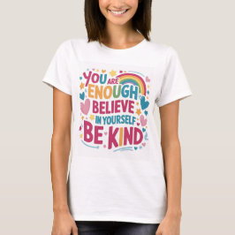 Camiseta Afirmaciones positivas y empoderamiento - niños