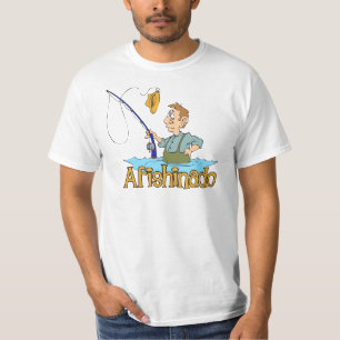 Camiseta Afishinado pesquero divertido