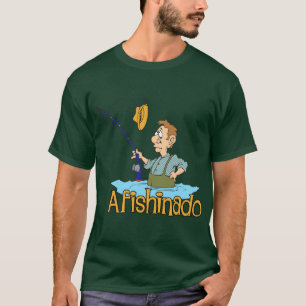 Camiseta Afishinado pesquero divertido
