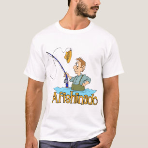 Camiseta Afishinado pesquero divertido