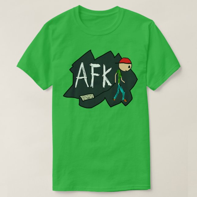 CAMISETA AFK (Diseño del anverso)