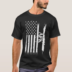 Camiseta AFK Estados Unidos en problemas con la bandera est