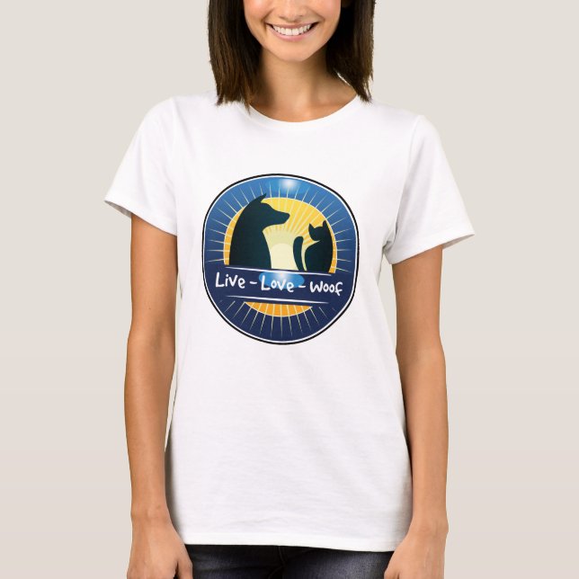 Camiseta aflicción de amor vivo (Anverso)