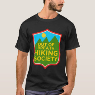 Camiseta Afligida Por La Sociedad De Senderismo De Respirac