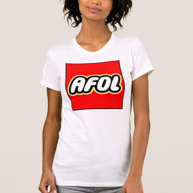 Camiseta AFOL - grande para las mujeres (Anverso)
