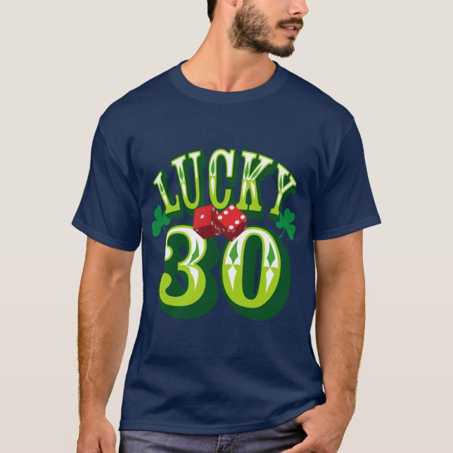 Camiseta afortunada 30 (Anverso)