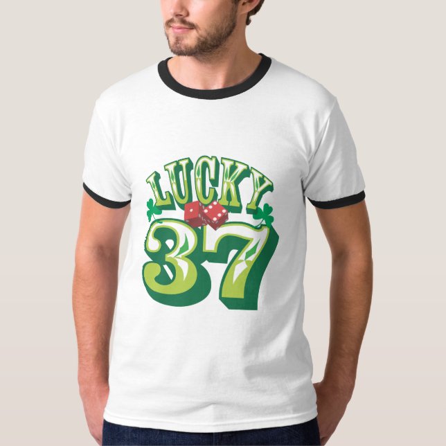 Camiseta afortunada 37 (Anverso)