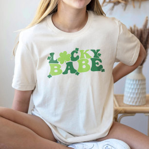 Camiseta Afortunada Babe St Patricks Day T-Shirt