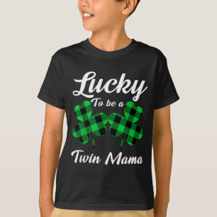 Camiseta Afortunada de ser una mamá de gemelos Iriwin mamá