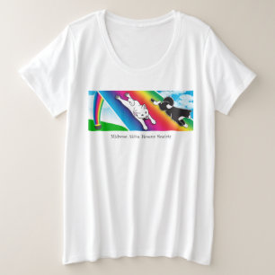 Camiseta afortunada del tamaño extra grande de