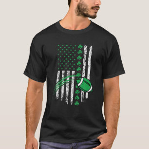 Camiseta Afortunada Fútbol de la Bandera Americana Irlandes