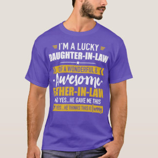 Camiseta Afortunada hija de un formidable padrastro
