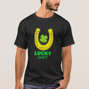 Camiseta Afortunada, la herradura del Día de San Patricio,