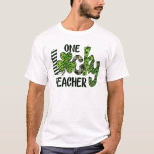 Camiseta Afortunada profesora St. Patrick's Day: Las mujere