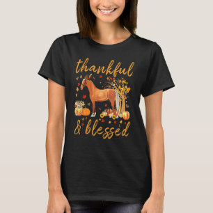 Camiseta Afortunada Y Bendita Caballo Cae Mujeres De Caball