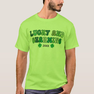 Camiseta afortunada y encantadora del Día de San P
