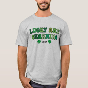 Camiseta afortunada y encantadora del Día de San P
