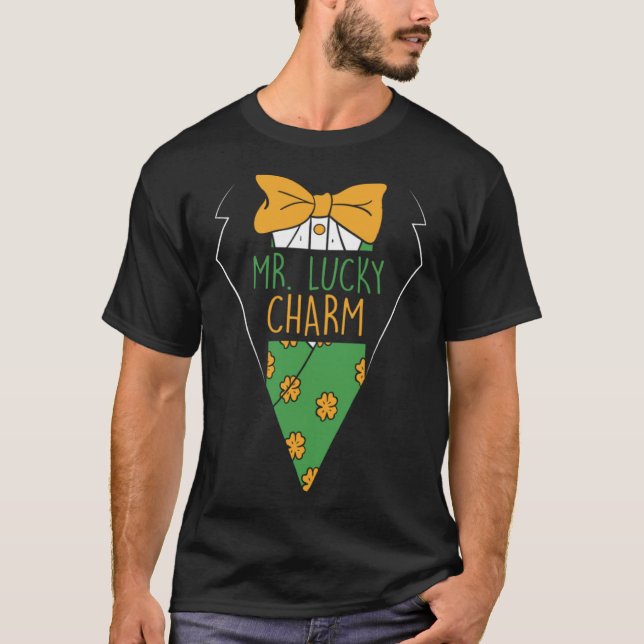 Camiseta Afortunadamente, el niño con encanto St Patrick's  (Anverso)