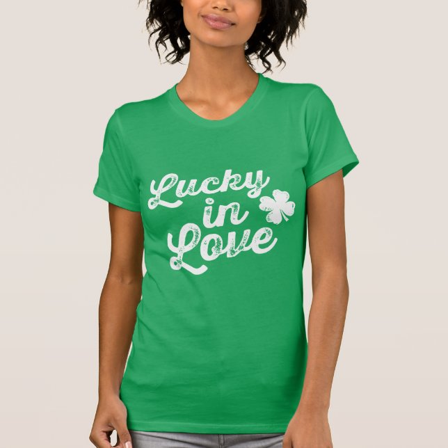 Camiseta Afortunadamente en el Día de San Paddy (Anverso)