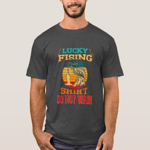 Camiseta Afortunadamente, La Pesca Graciosa No Lava Gracios