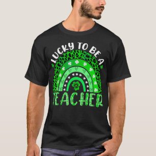 Camiseta Afortunadamente Para Ser Maestra En El Arcoiris St