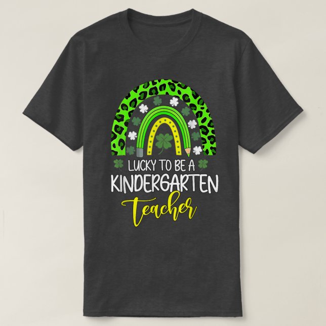 Camiseta Afortunadamente Para Ser Un Profesor De Jardines D (Diseño del anverso)