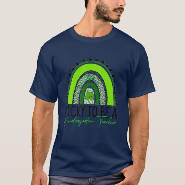 Camiseta Afortunadamente Para Ser Un Profesor De Jardines D (Anverso)
