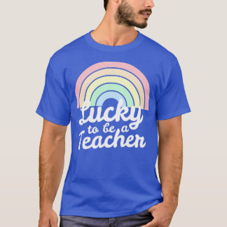 Camiseta Afortunadamente Para Ser Un Profesor Rainbow Irish