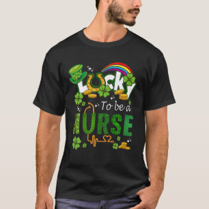 Camiseta Afortunadamente Para Ser Una Enfermera De St Patri