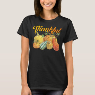 Camiseta Afortunadamente Pumpkin agradecidas mujeres bendec