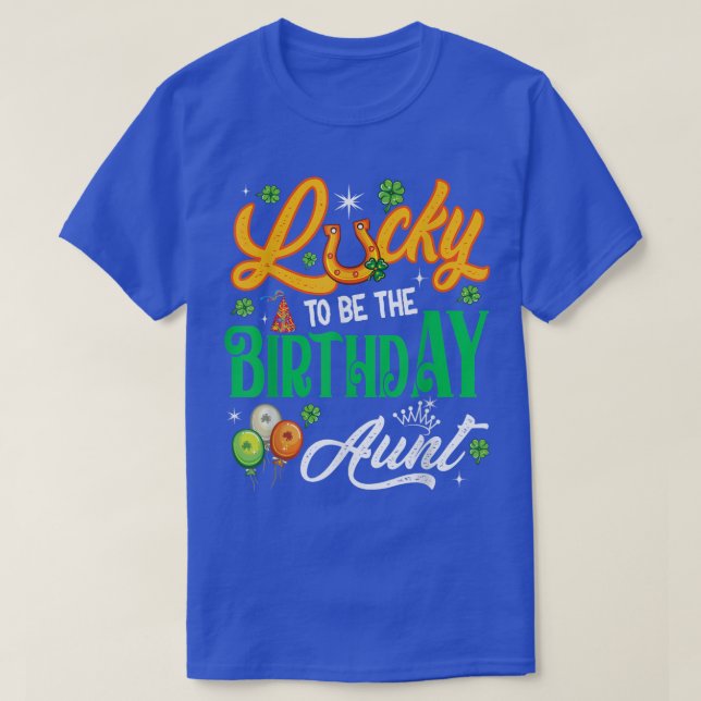Camiseta Afortunadamente ser el cumpleaños de la tía Funny (Diseño del anverso)