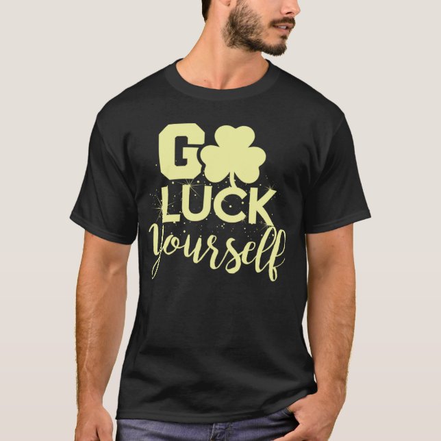 Camiseta Afortunadamente, St Patricks Day Bebe G (Anverso)