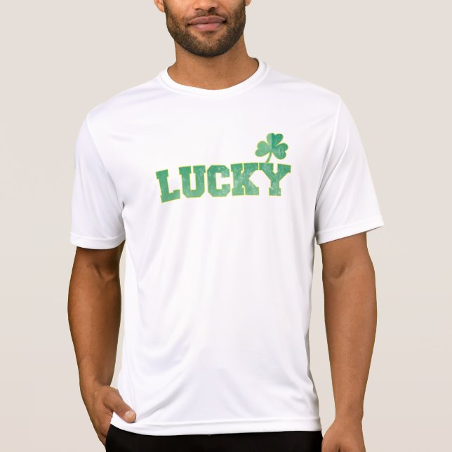 Camiseta Afortunado. (Anverso)