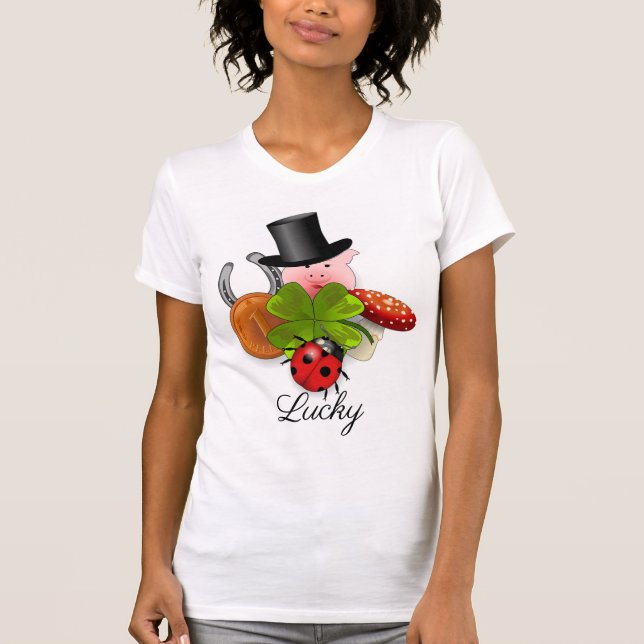 Camiseta Afortunado (Anverso)