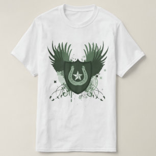 Camiseta afortunado caballo. hi-fi.