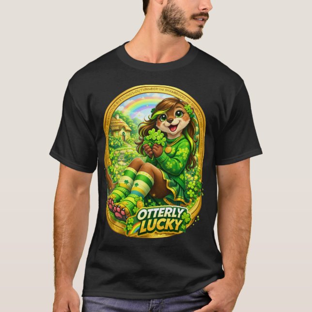 Camiseta Afortunado de Nutria (Anverso)
