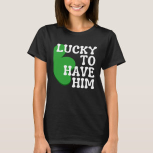 Camiseta Afortunado de que sus putas ricas coincidan con Sa