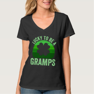 Camiseta Afortunado de ser Gramps Leprechaun Trébol Día de