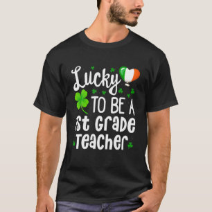 Camiseta Afortunado de ser profesor de primer grado en el D