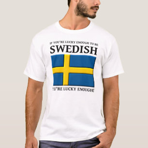 Camiseta Afortunado de ser sueco